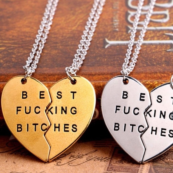 *❤️Back In Stock* Hilarious Bff Friendship Necklace - Picture 2 of 8